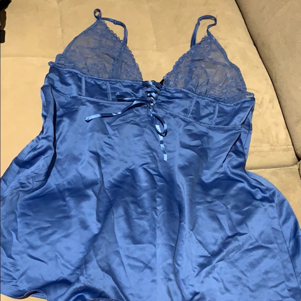 AdoreMe satin/lace negligee set